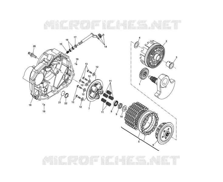 CARTER / CLOCHE EMBRAYAGE