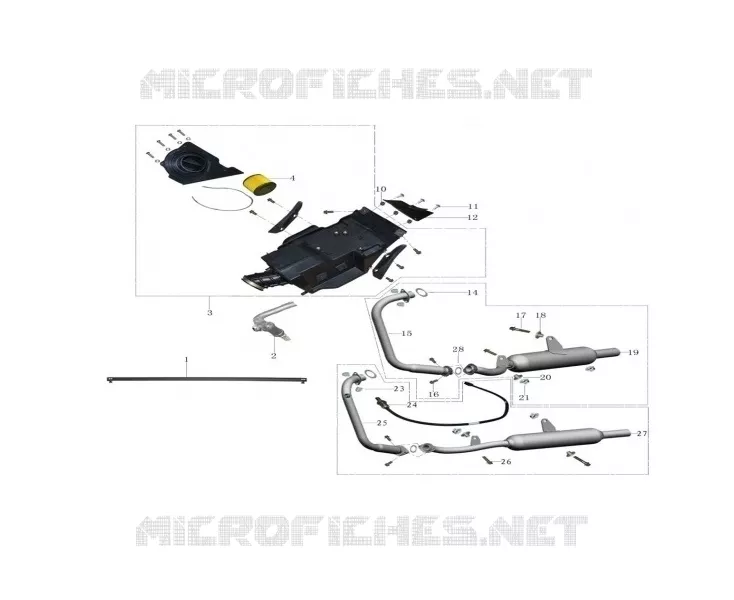 ECHAPPEMENT / FILTRE A AIR