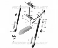 FOURCHE / GARDE BOUE AVANT