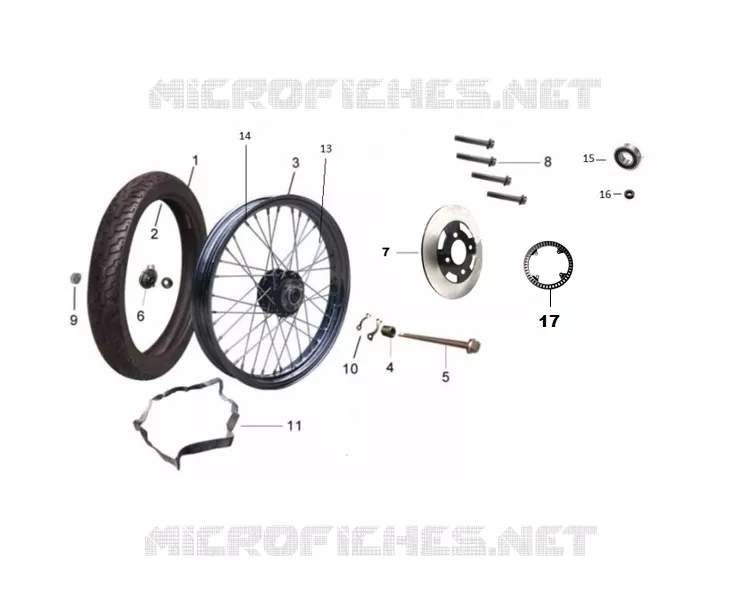 ROUE / FREIN AVANT