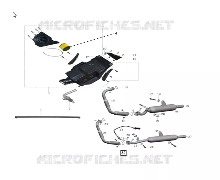 ECHAPPEMENT / BOITE A AIR
