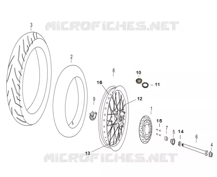 ROUE / FREIN AVANT