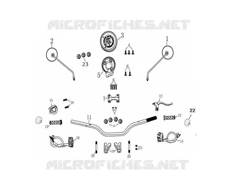 ENSEMBLE GUIDON / COMPTEUR