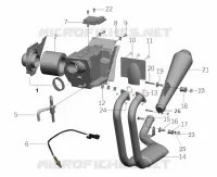 ECHAPPEMENT / BOITIER FILTRE / BOITIER CDI 