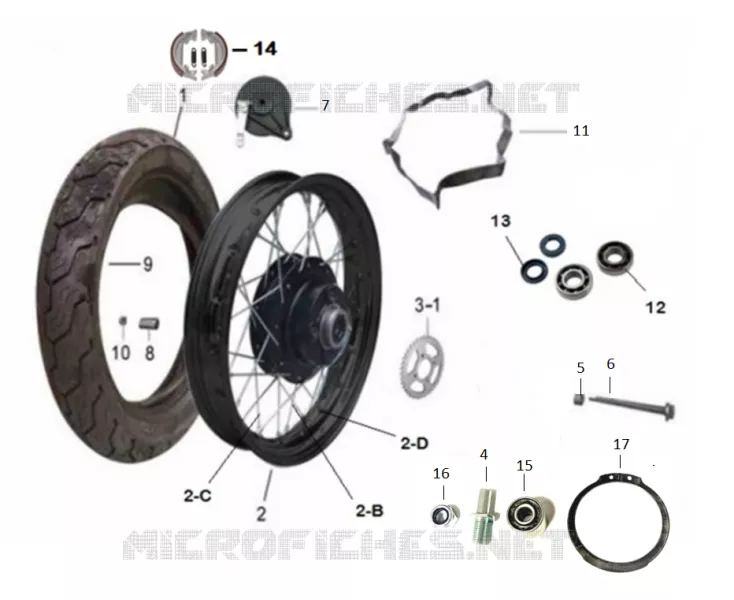 ROUE ARRIERE