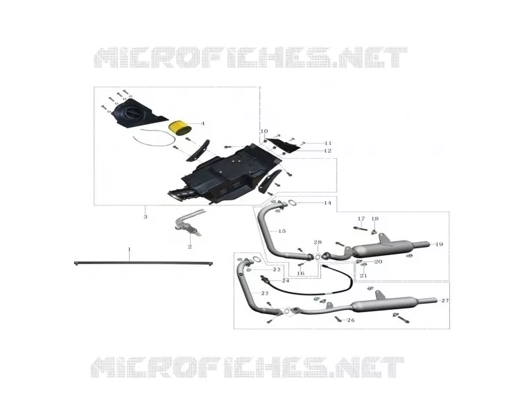ECHAPPEMENT / FILTRE A AIR