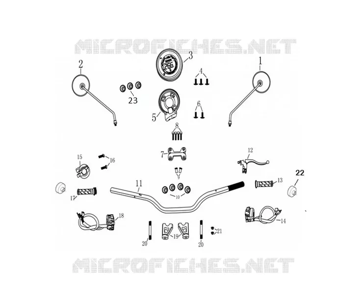 ENSEMBLE GUIDON / COMPTEUR