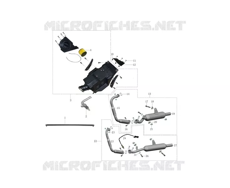 ECHAPPEMENT / FILTRE A AIR