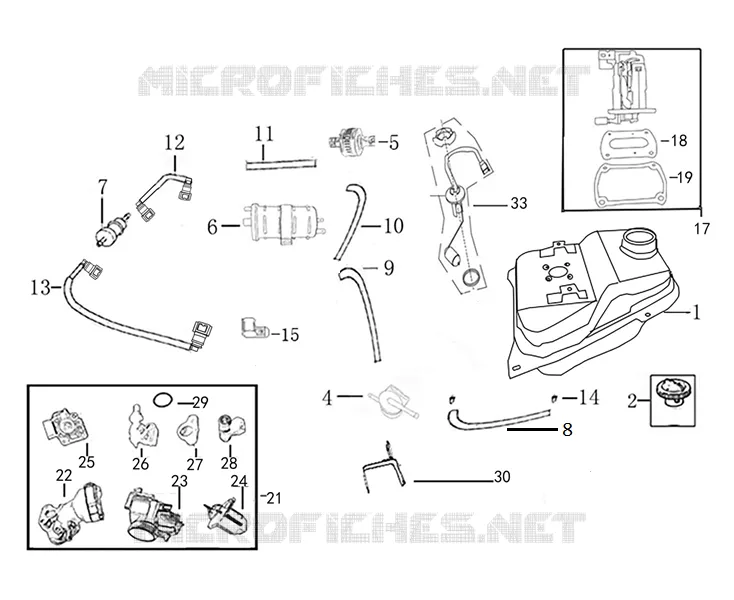 RESERVOIR / SYSTEME INJECTION