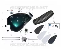 SELLE / RESERVOIR / KIT SERRURE