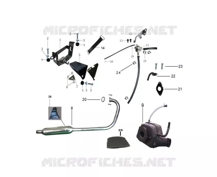 ECHAPPEMENT / BOITIER FILTRE