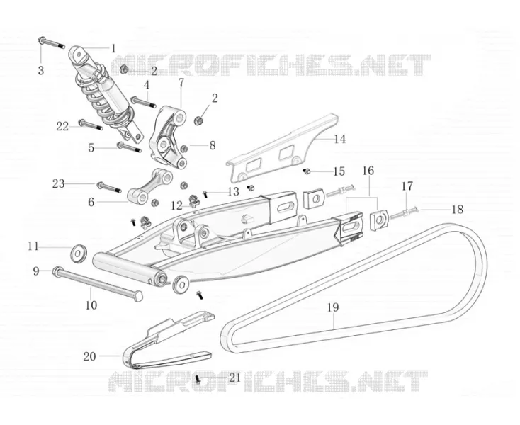 BRAS OSCILLANT  / AMORTISSEUR