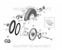ROUE / GARDE BOUE / PANIER