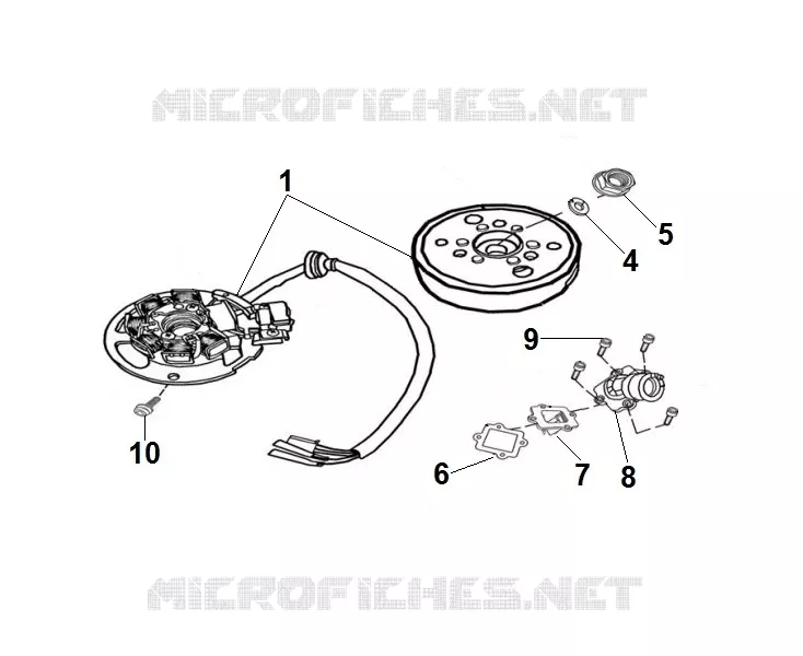 ROTOR / STATOR Mash SCOOTER 50 2014 BIBOP 50 RACE (2T)  BIBOP 50 RACE (2T)
