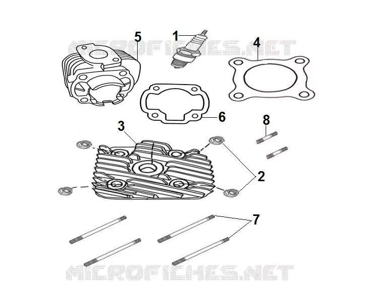 CYLINDRE Mash SCOOTER 50 2016 BIBOP 50 (2T)  BIBOP 50 (2T)