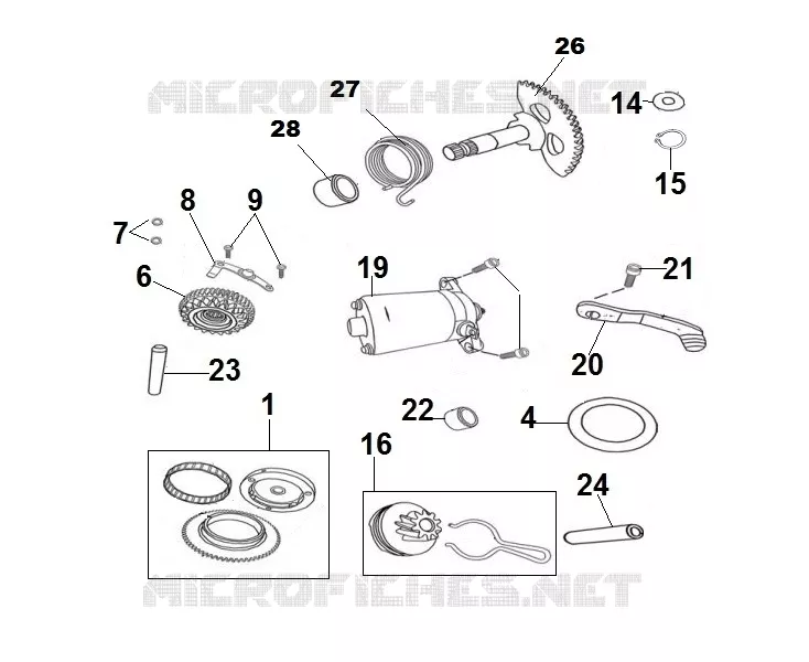 DEMARREUR / KICK Mash SCOOTER 50 2016 BIBOP 50 (2T)  BIBOP 50 (2T)