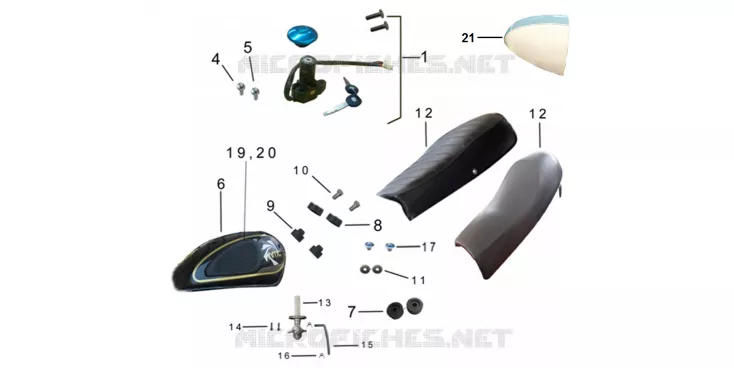 RESERVOIR Mash MOTO 125 2015 CAFE RACER 125  CAFE RACER 125