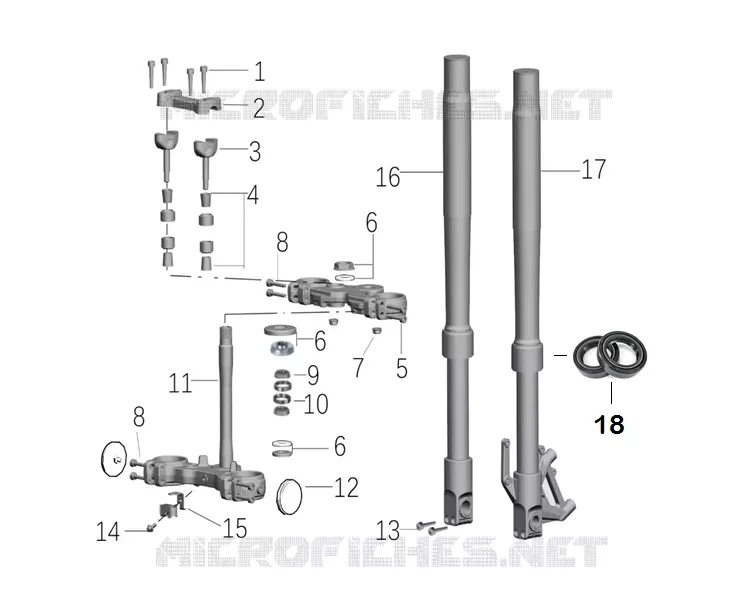 FOURCHE / T DE FOURCHE Mash MOTO 650 2021 DIRT TRACK 650  DIRT TRACK 650