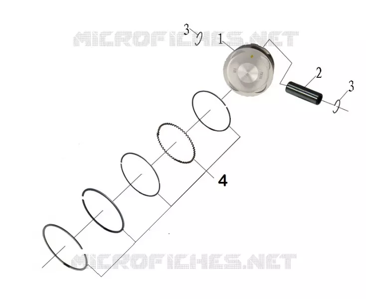 PISTON Mash MOTO 650 2021 DIRT TRACK 650  DIRT TRACK 650
