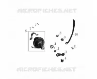 ARBRE DE KICK / GUIDE pour Mash FIVE HUNDRED EURO 4 MOTEUR NOIR 2020