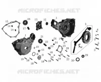 CARTER ALLUMAGE / STATOR pour Mash FIVE HUNDRED EURO 4 MOTEUR NOIR 2020