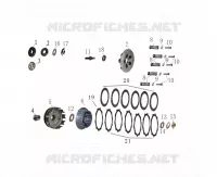 EMBRAYAGE pour Mash FIVE HUNDRED EURO 4 MOTEUR NOIR 2020