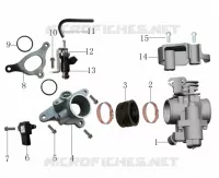INJECTION DELPHI pour Mash FIVE HUNDRED EURO 4 MOTEUR NOIR 2020
