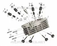 SOUPAPES / BOUGIE pour Mash FIVE HUNDRED EURO 4 MOTEUR NOIR 2020