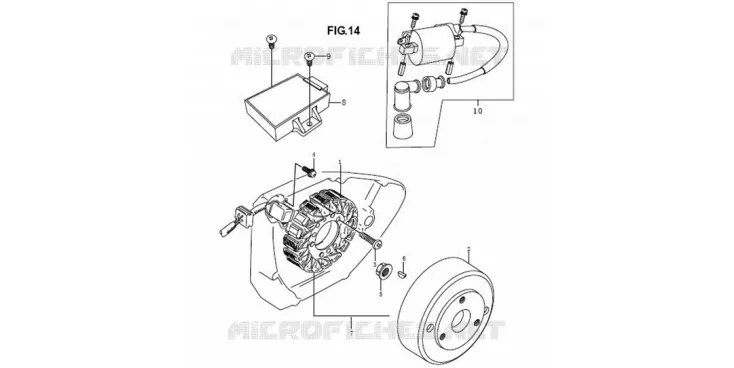 ROTOR / STATOR Mash MOTO 125 2014 SCRAMBLER 125  SCRAMBLER 125