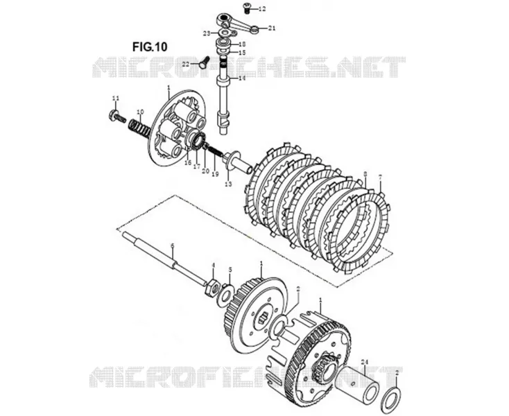 EMBRAYAGE Mash MOTO 125 2014 SEVENTY FIVE  SEVENTY FIVE