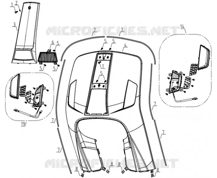 COQUE AVANT - CLIGNOTANTS Mash SCOOTER 50 2014 STORIA 50  STORIA 50