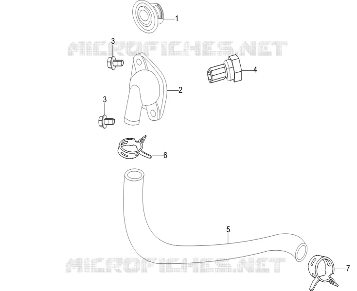 THERMOSTAT / SONDE TEMPERATURE Mash MOTO 125 2022 BLACK SEVEN 125 EURO 5  BLACK SEVEN 125 EURO 5