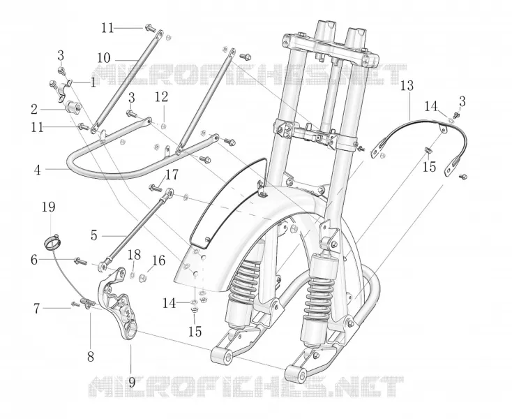 SUPPORT AVANT Mash SIDE CAR 445 2021 SIDE FORCE  SIDE FORCE
