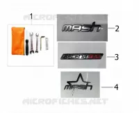 OUTILS / AUTOCOLLANTS pour Mash BELENA 300 2024