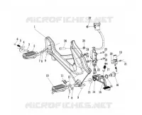 REPOSE PIEDS DROIT pour Mash FR750 EURO5 2024