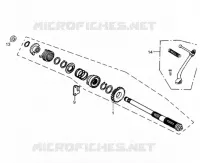 ARBRE DE KICK pour Mash SCRAMBLER 50 2024