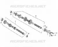 ARBRE PRIMAIRE / SECONDAIRE pour Mash SCRAMBLER 50 2024