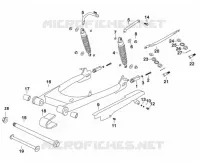 BRAS OSCILLANT pour Mash SCRAMBLER 50 2024