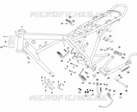 CADRE / BEQUILLE pour Mash SCRAMBLER 50 2024