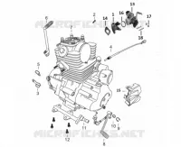 COMPOSANT MOTEUR pour Mash SCRAMBLER 50 2024