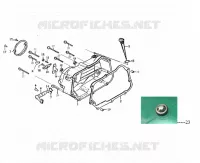 COUVRE CARTER DROIT pour Mash SCRAMBLER 50 2024