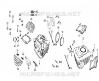 CYLINDRE / CULASSE pour Mash SCRAMBLER 50 2024