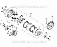EMBRAYAGE pour Mash SCRAMBLER 50 2024