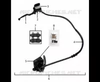 ENSEMBLE FREIN AVANT pour Mash SCRAMBLER 50 2024