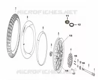 ROUE / FREIN AVANT pour Mash SCRAMBLER 50 2024