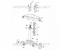T FOURCHE pour Mash SCRAMBLER 50 2024