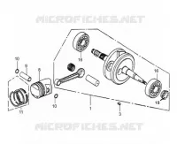VILEBREQUIN / PISTON pour Mash SCRAMBLER 50 2024